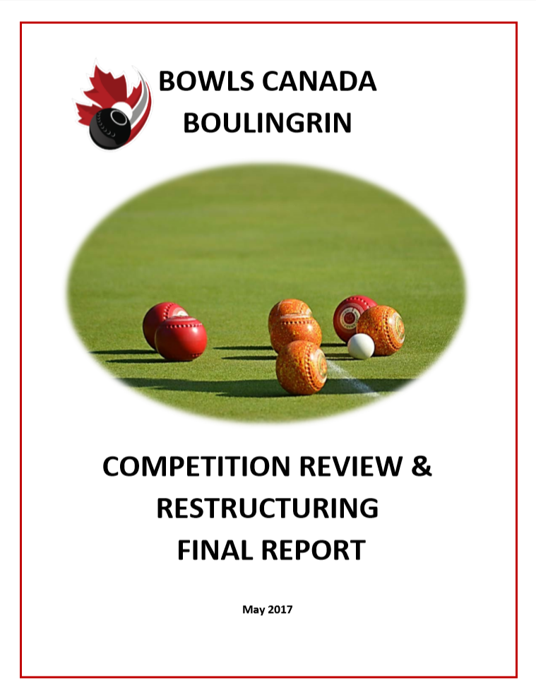 Competition review and restructuring final report